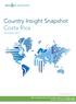 Country Insight Snapshot Costa Rica October 2017