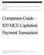 EDS Systems Unit. Companion Guide 820 MCE Capitation Payment Transaction