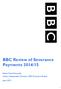 BBC Review of Severance Payments 2014/15