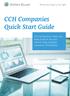 CCH Companies Quick Start Guide