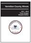 Vermilion County, Illinois Fiscal Budget Adopted Edition