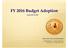 FY 2016 Budget Adoption