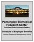 Pennington Biomedical Research Center Louisiana State University System