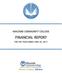 MACOMB COMMUNITY COLLEGE FINANCIAL REPORT
