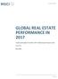 GLOBAL REAL ESTATE PERFORMANCE IN 2017