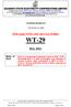 TENDER BOOKLET TECHNICAL BID. WEB-Tender WTPS -10W /2017/ For WORKS WT-29 RFQ