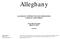 ALLEGHANY CORPORATION AND SUBSIDIARIES FINANCIAL SUPPLEMENT