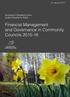 Financial Management and Governance in Community Councils