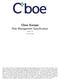 Cboe Europe Risk Management Specification Version 1.14