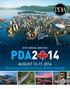 66th Annual Meeting. PDA2 14 August 13-17, 2014 The Fairmont Hotel Vancouver, British Columbia.