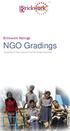 Brickwork Ratings. NGO Gradings. Grading of Non Governmental Organisations
