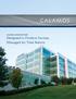 CALAMOS CLOSED-END FUNDS. Designed to Produce Income, Managed for Total Return