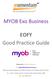 MYOB Exo Business. EOFY Good Practice Guide