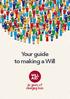 Your guide to making a Will