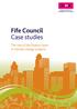Fife Council Case studies. The role of the finance team in climate change projects