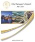 CITY COUNCIL INFORMATION TRANSMITTAL May 5, 2017