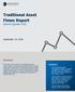 Traditional Asset Flows Report Second Quarter 2016