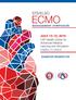 ECMO STS/ELSO JULY 13-15, USF Health Center for Advanced Medical Learning and Simulation TAMPA, FLORIDA MANAGEMENT SYMPOSIUM