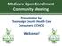 Medicare Open Enrollment Community Meeting