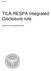 TILA-RESPA Integrated Disclosure rule