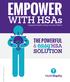 EMPOWER. WITH HSAs SOLUTION THE POWERFUL. Integrated health savings accounts (HSAs) Copyright 2018 HealthEquity, Inc. All rights reserved.