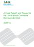 Annual Report and Accounts for Low Carbon Contracts Company Limited 2017/18. Company registration number: