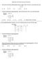 Mathematics 1307 Sample Placement Examination