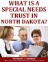 WHAT IS A SPECIAL NEEDS TRUST IN NORTH DAKOTA?