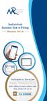 Individual Income Tax e-filing