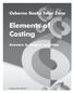 Osborne Books Tutor Zone. Elements of Costing. Answers to chapter activities