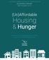 ONTARIO ASSOCIATION OF FOOD BANKS QUARTERLY REPORT SEPTEMBER (Un)Affordable. Housing. & Hunger