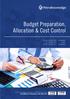 Budget Preparation, Allocation & Cost Control