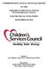 COMPREHENSIVE ANNUAL FINANCIAL REPORT OF THE CHILDREN S SERVICES COUNCIL OF PALM BEACH COUNTY FOR THE FISCAL YEAR ENDED SEPTEMBER 30, 2016