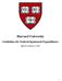 Harvard University. Guidelines for Federal Sponsored Expenditures