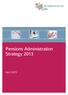 West Midlands Pension Fund. Pensions Administration Strategy 2013