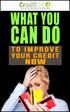 What You Can Do to Improve Your Credit, Now
