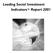 Leading Social Investment Indicators Report 2001