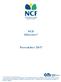 NCF Glossary 1. November 2017