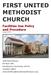 FIRST UNITED METHODIST CHURCH