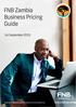 FNB Zambia Business Pricing Guide