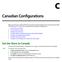 Canadian Configurations