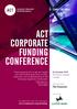 Corporate Funding Conference