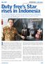 Duty free s Star rises in Indonesia