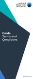 Cards Terms and Conditions. ahlibank.com.qa