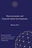 Macroeconomic and financial market developments. March 2014