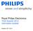 Royal Philips Electronics Third Quarter 2012 Information booklet. October 22 nd, 2012