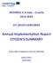 Annual Implementation Report CITIZEN S SUMMARY