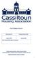 FACTORING POLICY. January 2019 January CASSILTOUN HOUSING ASSOCIATION LIMITED Castlemilk Stables, 59 Machrie Road, Castlemilk, Glasgow G45 0AZ
