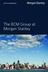 The BCM Group at Morgan Stanley