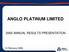 ANGLO PLATINUM LIMITED 2005 ANNUAL RESULTS PRESENTATION